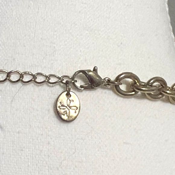 Orange Yellow Tropical Faceted Rhinestones Bib Necklace 19 inch Necklace - Picture 5 of 7